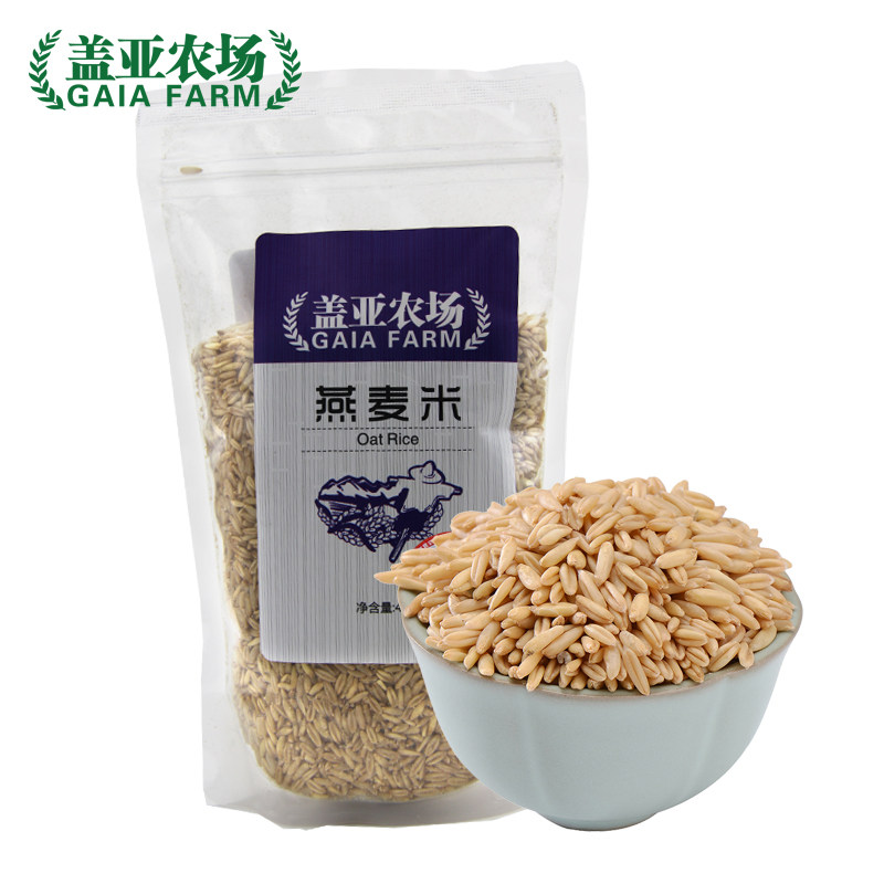 【天猫超市】盖亚农场燕麦450g 东北杂粗粮燕麦 新老包随机