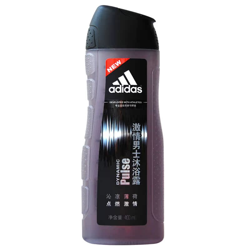 阿迪达斯adidas男士活力沐浴露激情沐浴液400ml(富含沁凉薄荷)