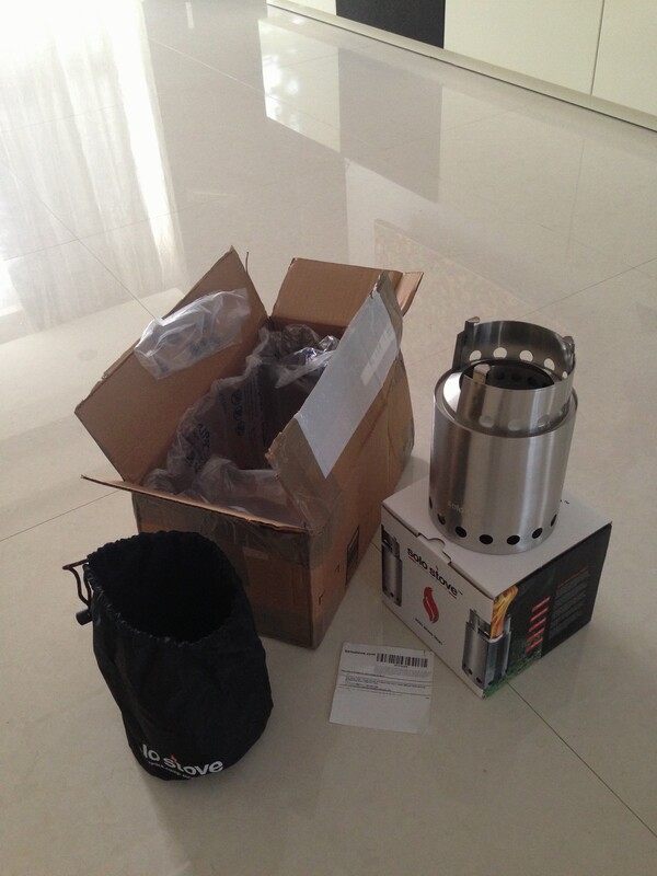 () US SOLO STOVE Small size portable double-decker firewood wood gas stove