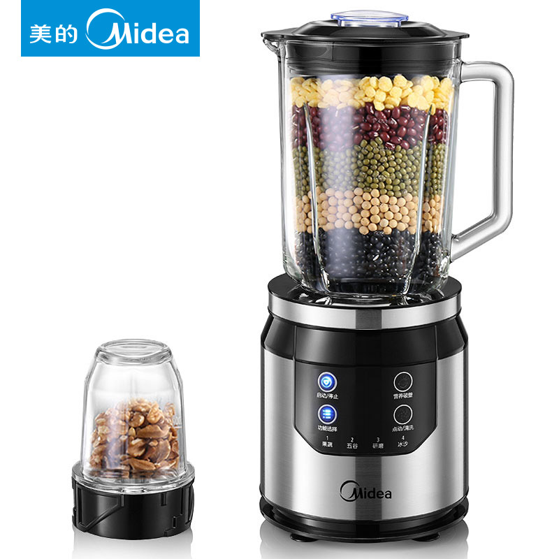 Midea/美的 MJ-BL80Y21多功能破壁料理机家用玻璃搅拌机