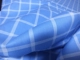 Bông đơn giản Nhật Bản kẻ sọc nhỏ màu xanh Tấm đơn cotton đơn giường đơn học sinh chăn bìa Ba mảnh ga giường đẹp sang trọng Khăn trải giường