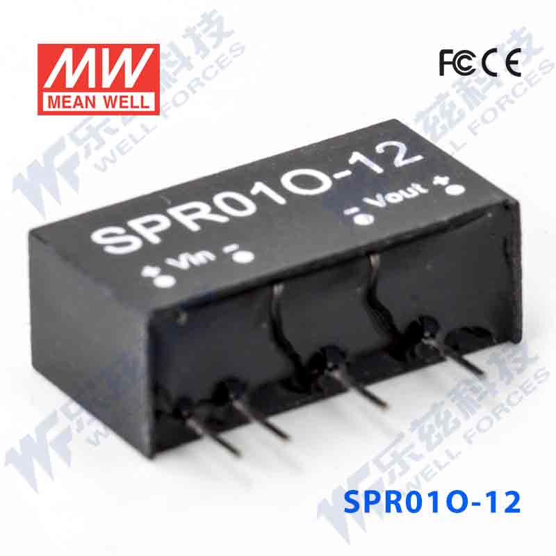 Taiwan Mingwei DC-DC module power supply SPR01O-12 1W 48V turns 12V0 084A single-way output