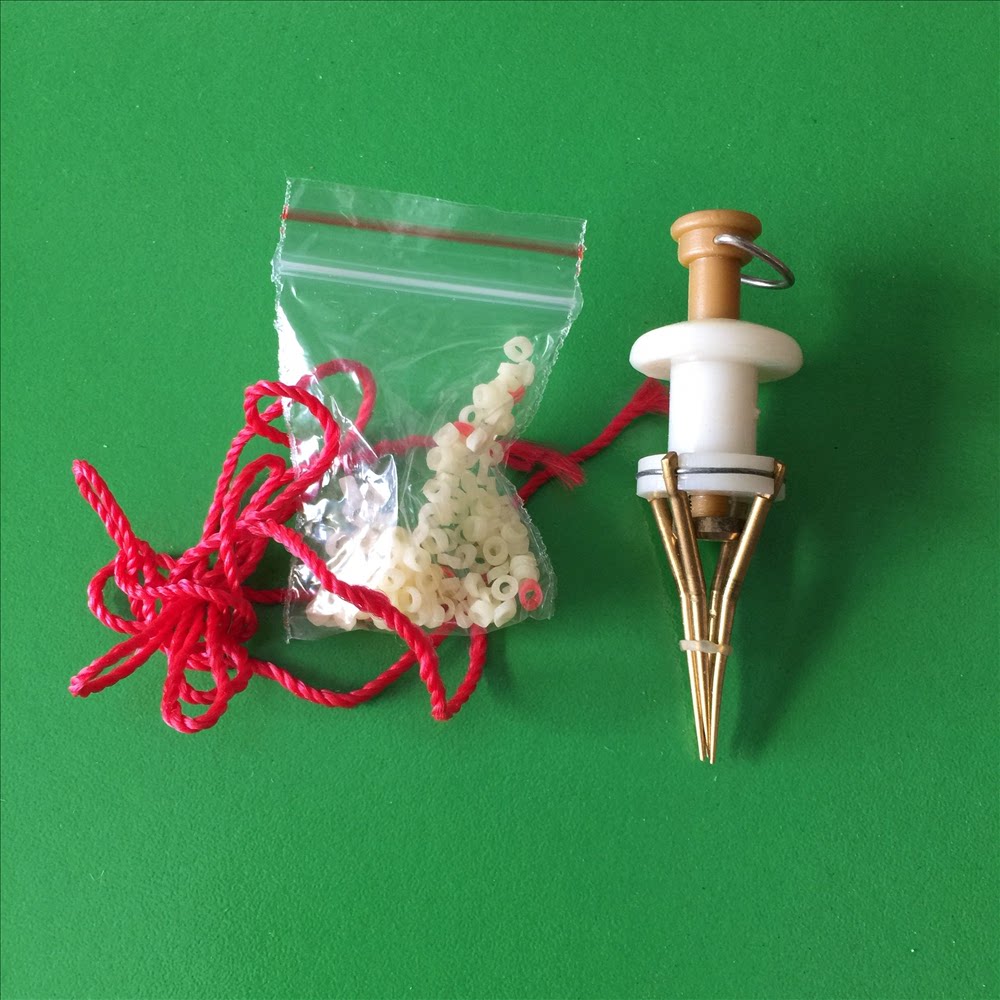 Metal red worm clip Copper bait device red worm clip red worm pliers upper bait device earthworm silkworm bait clip