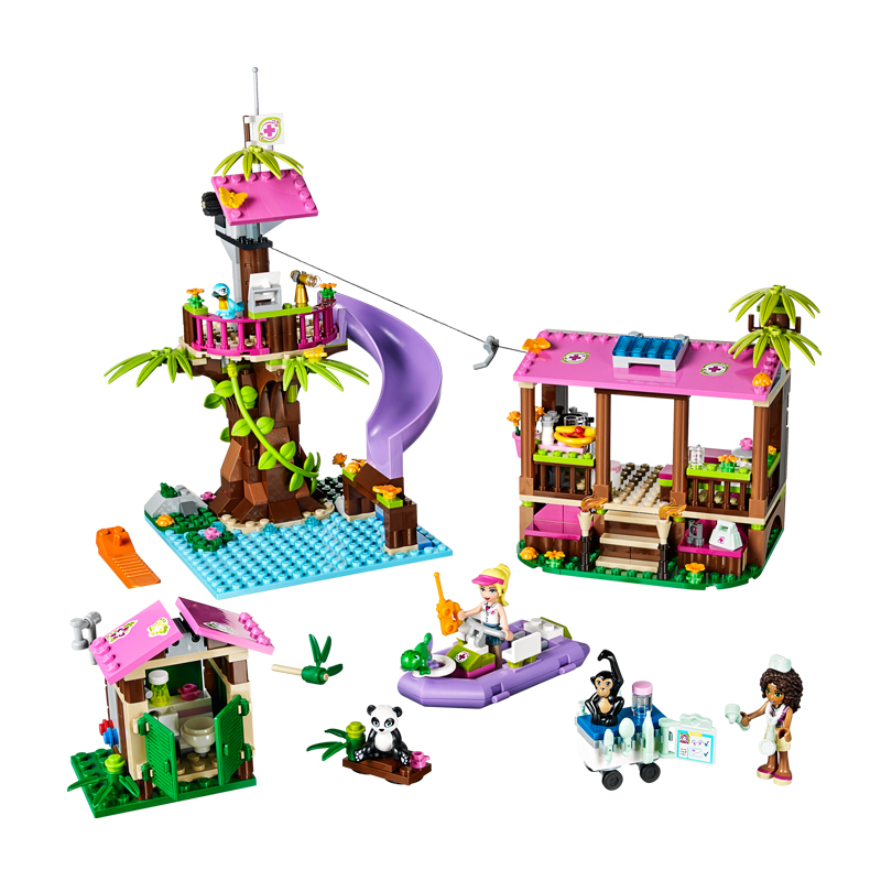 当当网百货 LEGO 乐高 Friends女孩系列 丛林救援基地 41038