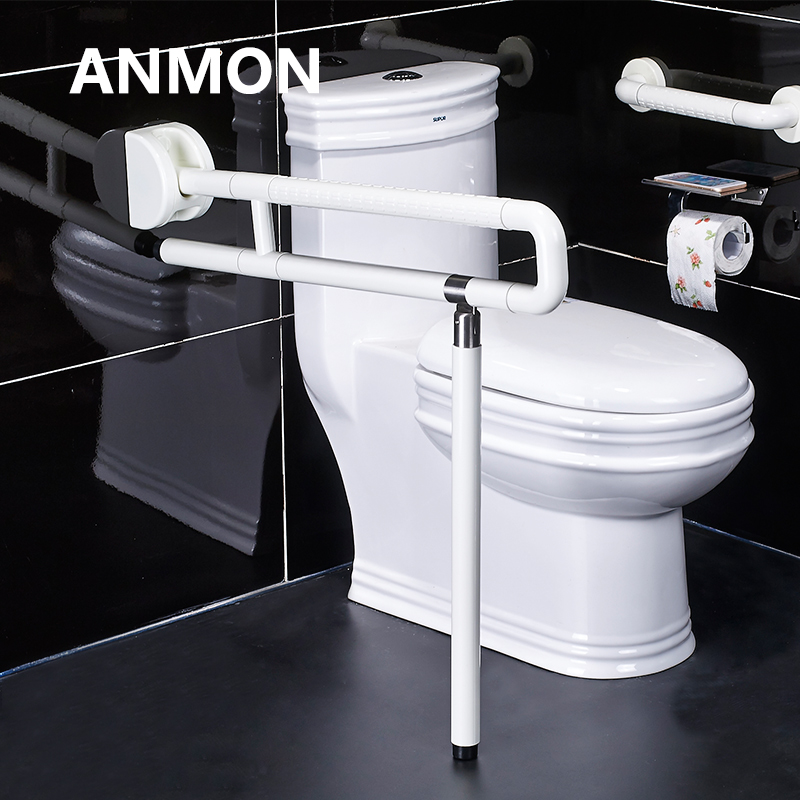 Anmon stainless steel toilet armrest l frame physically and mentally disabled people with disability toilet toilet toilet without barrier handrail