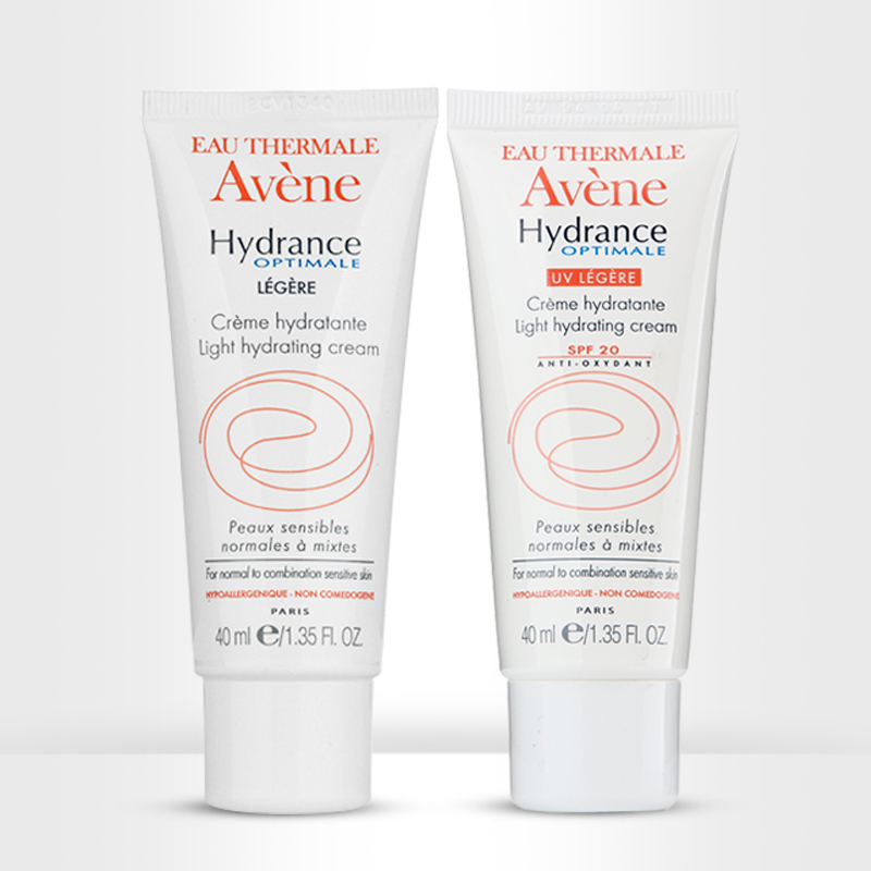Avene/雅漾恒润保湿套装40ml+40ml 日夜持久补水保湿 面霜隔离