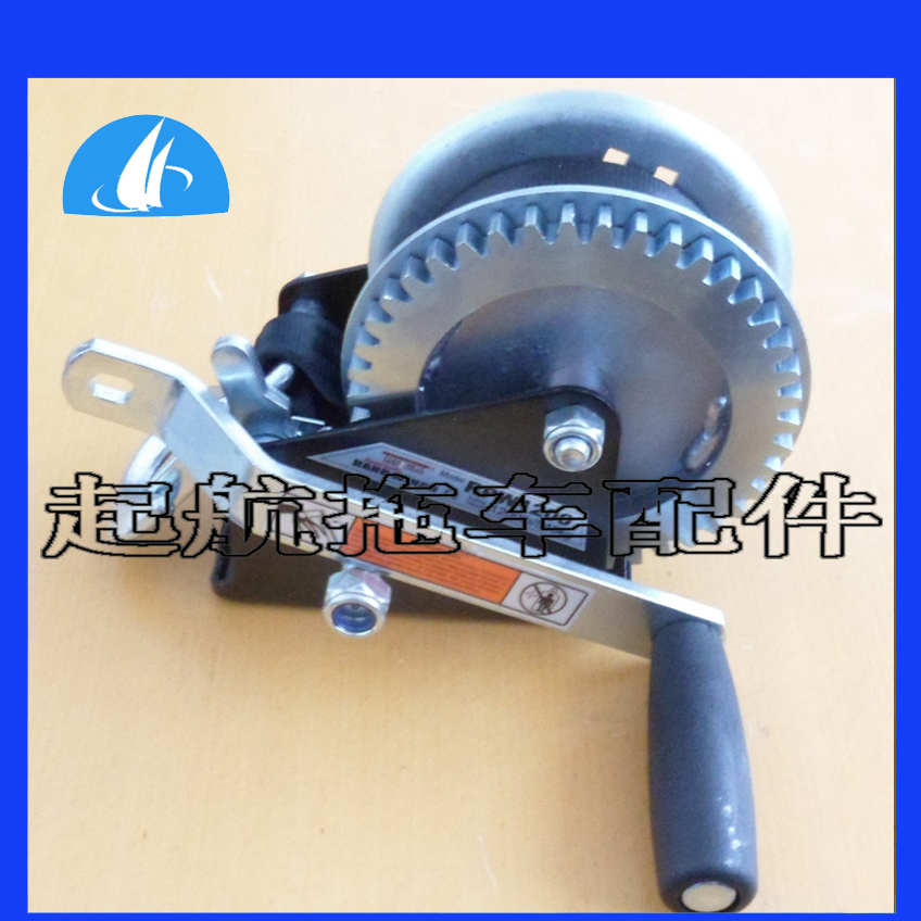 1200 lbs 545 kg, 8 m belt, hand winches, hand winches, two-way self-locking, trailer accessories
