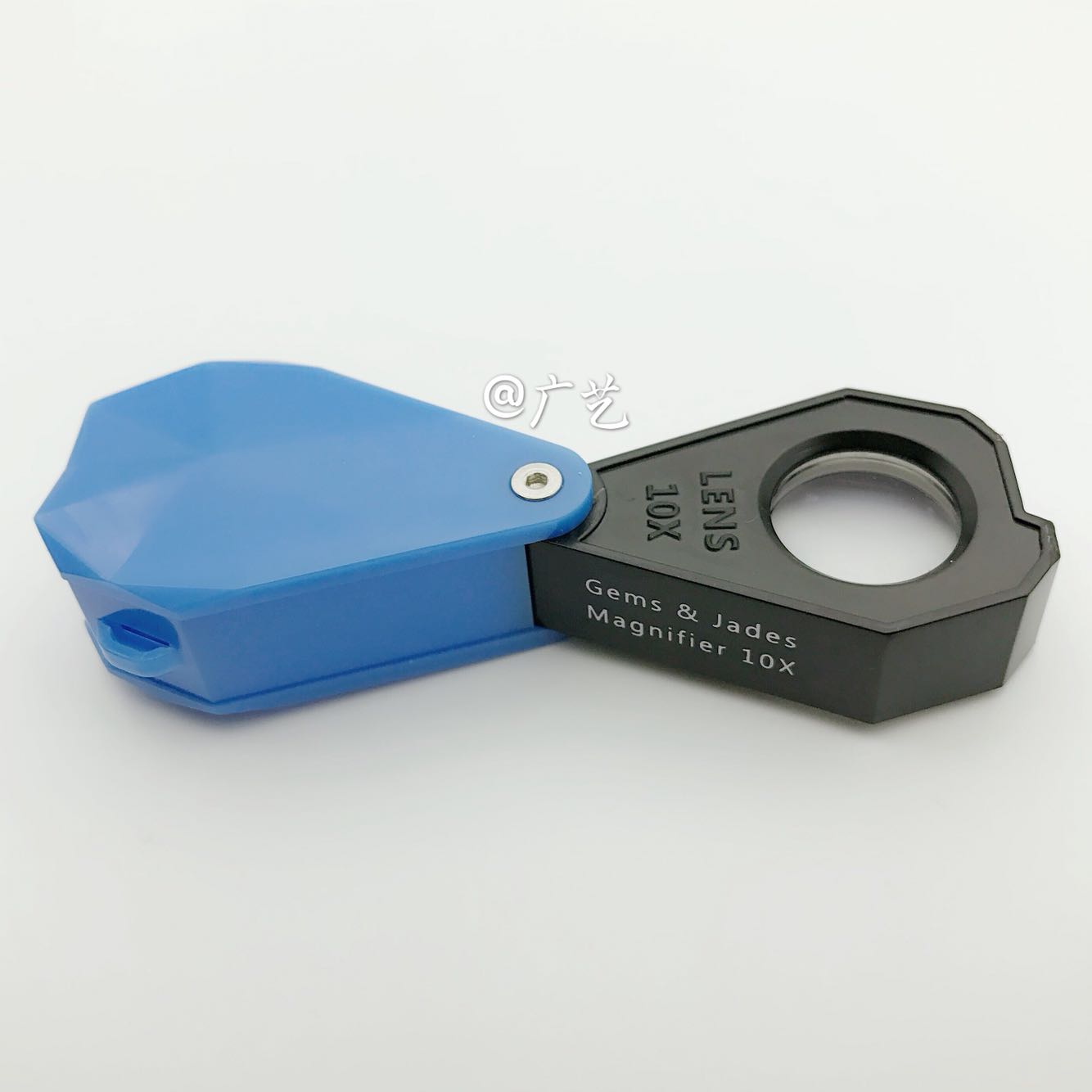 10 Times Magnifier Diamond Gemstone Honey Wax Amber Emerald Pearl Appraisal Instrument