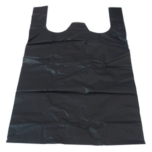 Thick portable garbage bag black vest garbage bag general specification 33 cm 10 bundles