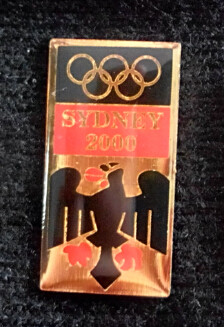 2000 Sydney Olympics badge German Olympic Committee badge German NOC badge