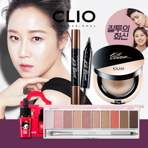 CLIO 珂莱欧嫉妒的化身表娜丽的美妆利器眼影遮瑕气垫出米韩国