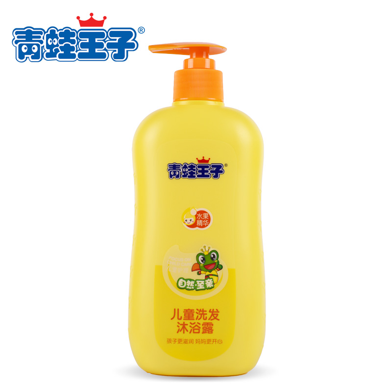 【天猫超市】青蛙王子 儿童洗发沐浴露480ml 宝宝洗发水沐浴乳