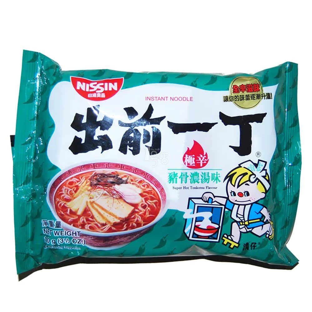 Nissin出前一丁 即食面 极辛猪骨风味 100g