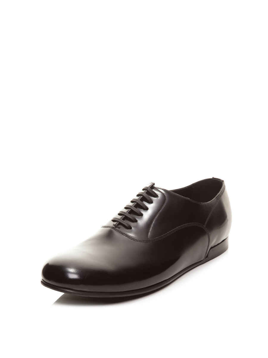 Dolce&Gabbana 黑色小牛皮系带牛津鞋