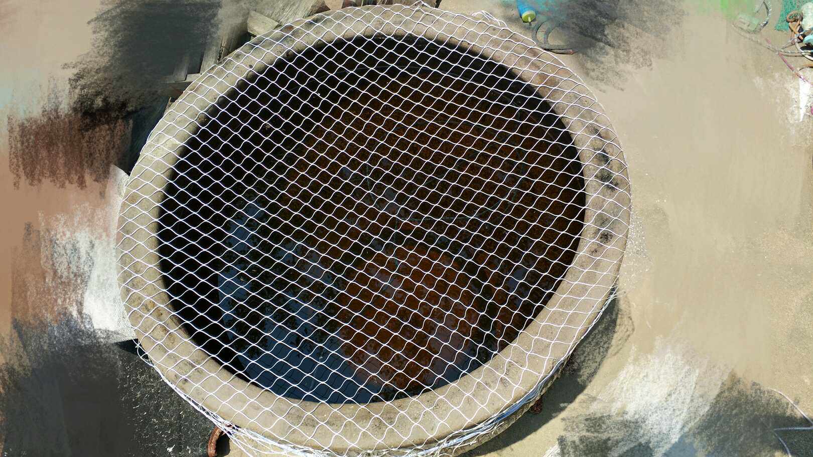  Fish tank anti-jump net Koi anti-escape net rectangular eel turtle anti-crawl net size can be customized