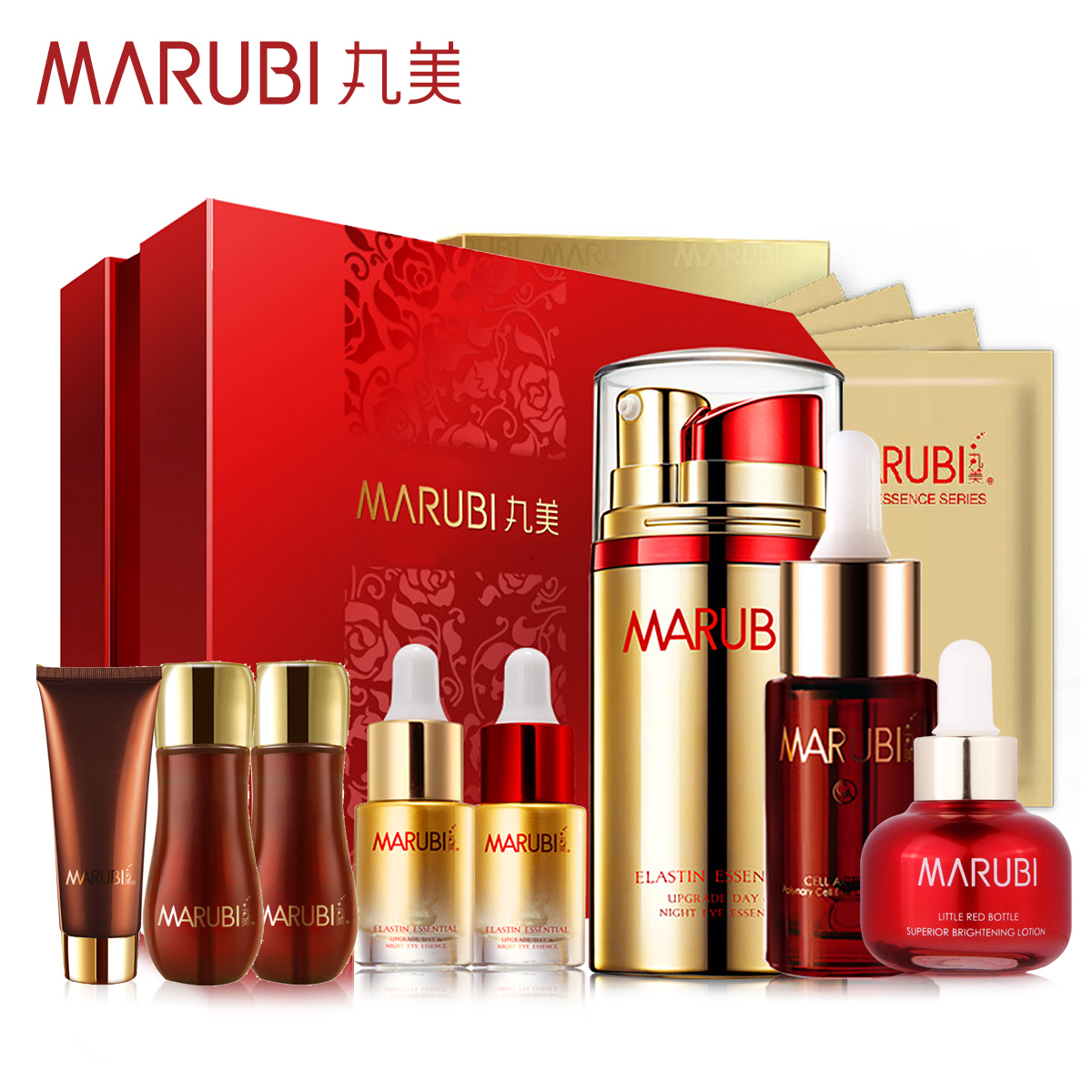 专柜正品丸美眼霜日夜宠爱套装去细纹提拉紧致脂肪粒去黑眼圈女