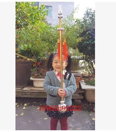 Stainless steel baton drum and trumpet team baton Young Pioneers baton primary and secondary school students honor guard costume baton