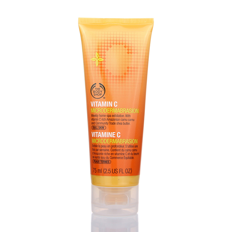The body shop/美体小铺维他命C/VC磨砂护理75ml