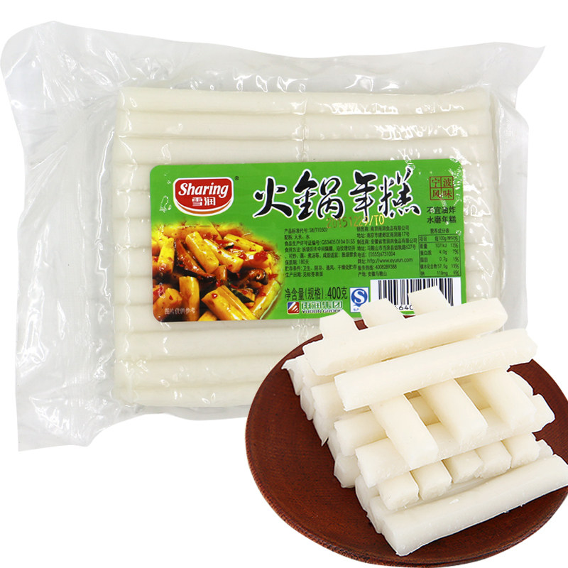 【天猫超市】雪润  火锅年糕 400g   不宜油炸   水磨年糕