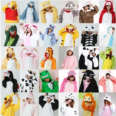 2015 Autumn and Winter Export to Australia Couple Cartoon One-Piece Home Clothes Adult Onesie Animal Jumpsuit
