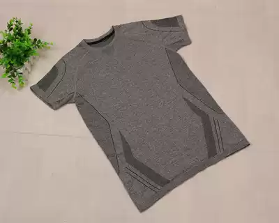 Foreign trade Men's sports underwear short-sleeved fitness vest plus size round neck jacket cotton sweater loss treatment