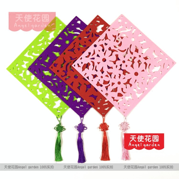 Kindergarten Elementary School Classroom Wall Environment Decoration Material Unwoven Fabric Corridor Hanging Accessories Wall Decoration Area Corner Hanging Accessories