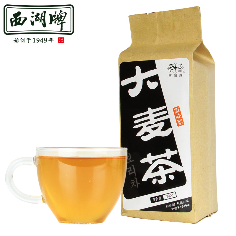 【天猫超市】西湖牌茶叶花草茶特级大麦茶300g袋装老字号原产地