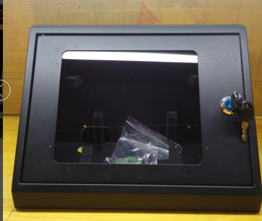 Hanwang B221 G223 attendance machine protection box metal protective shell fingerprint machine iron box face machine protective cover