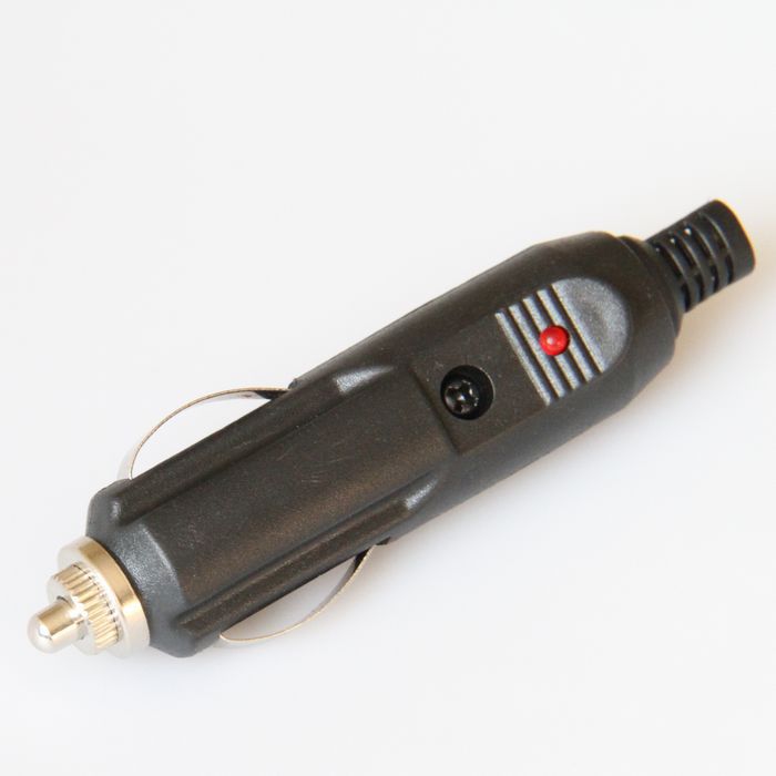 12V cigarette lighter male head with LED 10A fuse car powered vehicle large current car charging plug