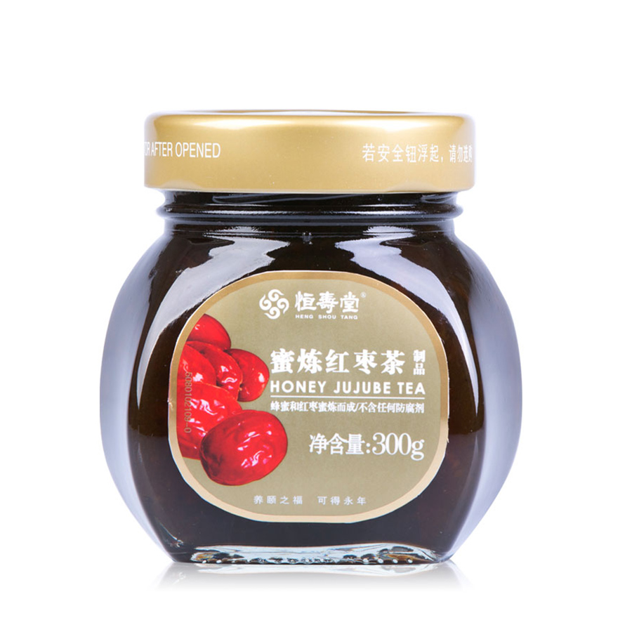 恒寿堂蜂蜜红枣茶300g冲饮品蜜炼养生