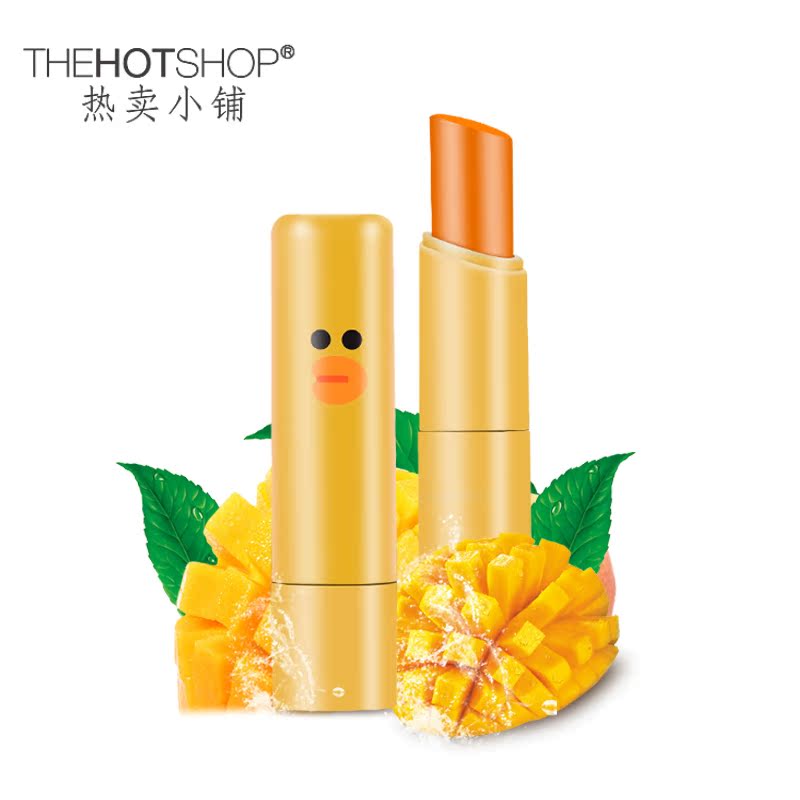 THEHOTSHOP/热卖小铺温变润唇膏保湿滋润补水变色淡化唇纹护唇4g