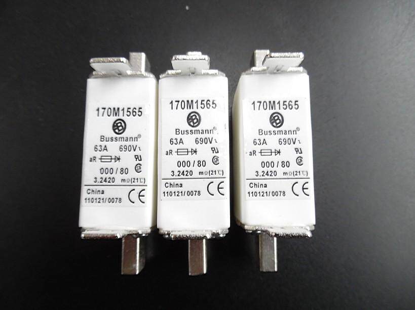 Bussmann fuse 170M1565 63A 690V aR