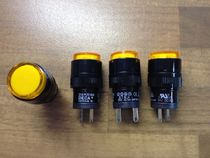 Taiwan DECA Jinlian D16PLR1-000 16mm round indicator light yellow DC24V