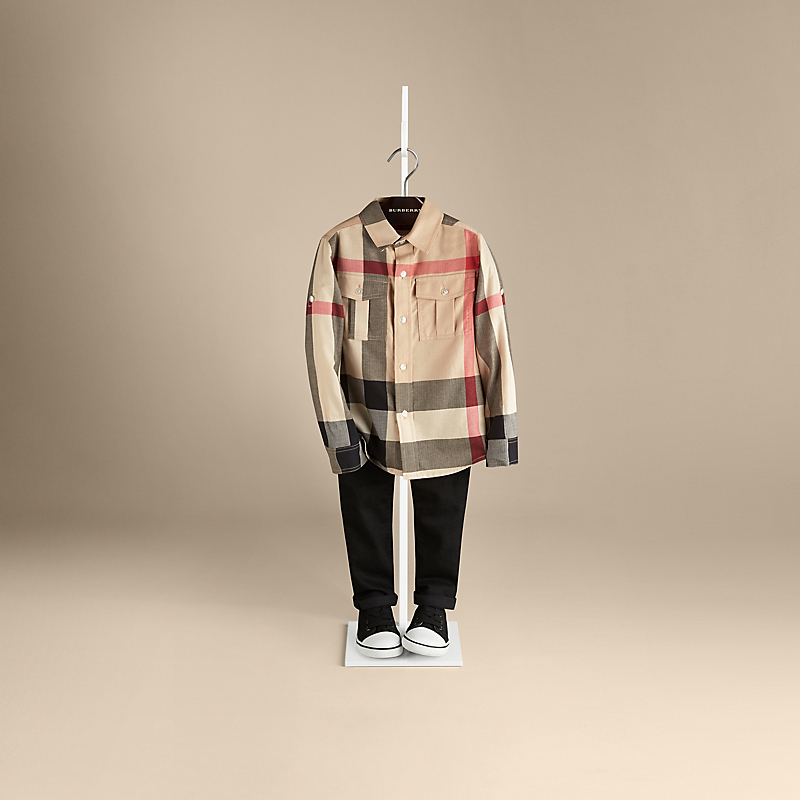 Burberry博柏利 格子棉质衬衫 38322451