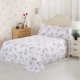 60 mùa xuân và mùa hè bông satin xuất khẩu tùy chỉnh in bông twill bông giường hoa vải lanh đơn mảnh Li - Khăn trải giường bộ ga nệm Khăn trải giường