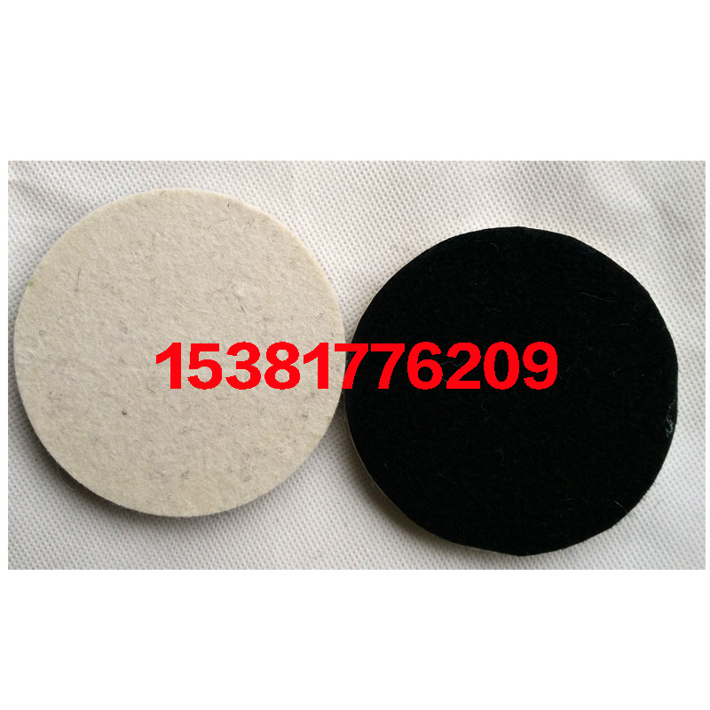 7-inch self-adhesive wool cushion 180 Buddha pearl polished cushion corner mill special felt sheet high-density fine wool polished cushion
