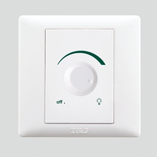 Диммер 天基电气开关插座面板 悦庭hb系列630w旋转式白炽灯调光开关面板 T & j