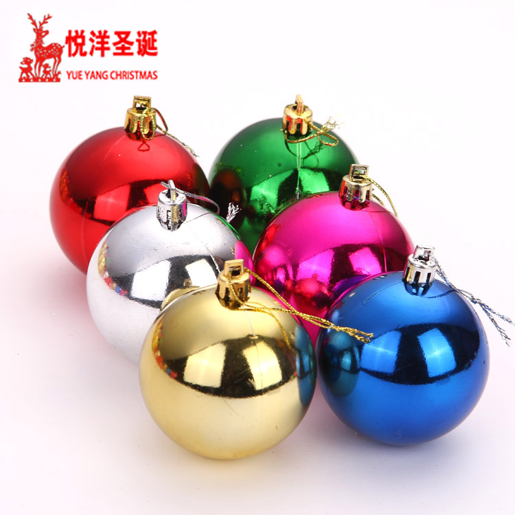 Christmas decorations Bright ball Large color ball Christmas Tree hanging Mall store holiday hanging ceiling pendant decoration