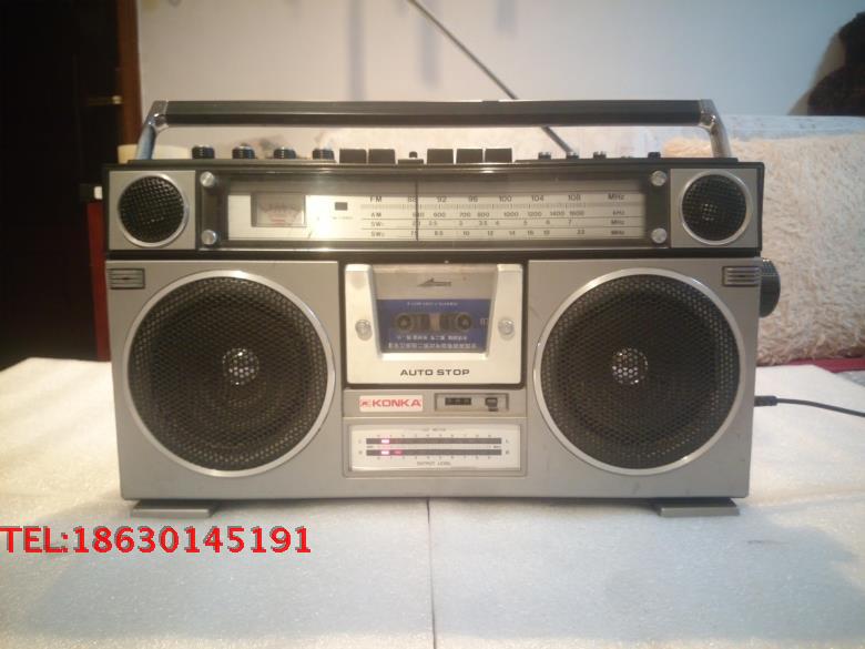 (Antique collection) Congica CONIC Conforce Four Trumpeter Audiotape Recorder single card to include the recorder retro