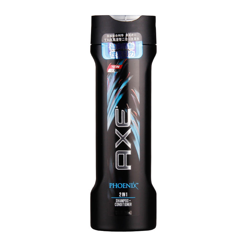 美国原装正品AXE/艾科 凤凰涅槃二合一洗发水355ml 清爽滋润