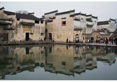YC157 Anhui Hongcun Wannan ancient village Huizhou architecture high-definition photography picture inkjet printing electronic Gallery