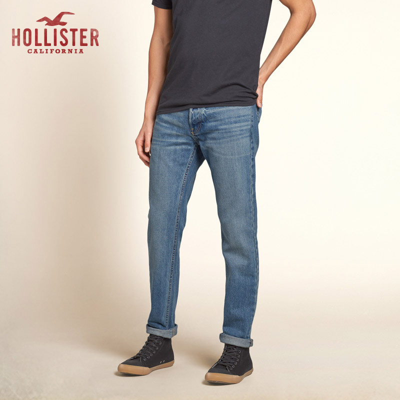 Hollister Skinny 牛仔裤 带有纽扣式门襟 男 70835