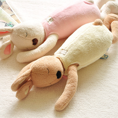 Baby baby appeasement to sleep with sleeping pillow doll plush toy cute little rabbit cloth doll male girl