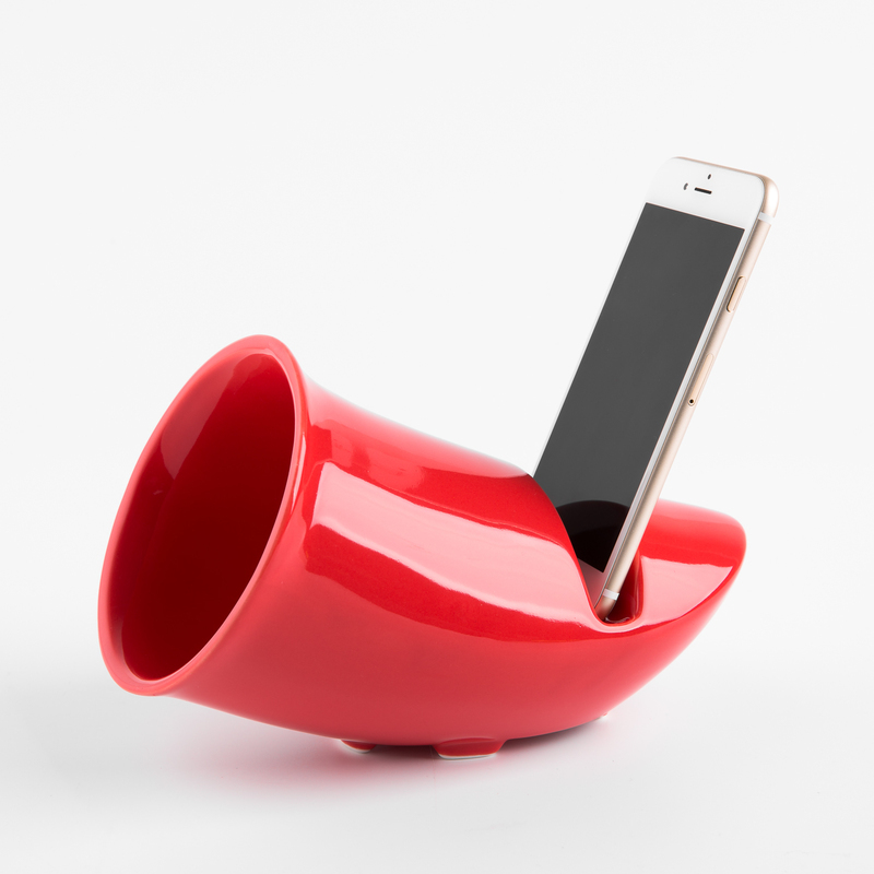 Korean Imported Make Eco Ceramic Mobile Phone Audio Amplifier Speaker Stand Skylark Series