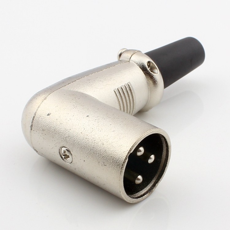 Bend Kannon Public Head KTV 3 - core KTV Cannon Purchase Head Easy Welding Right Angle Microphone plug