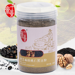 十景斋 五谷杂粮 黑芝麻核桃仁黑豆粉 500g