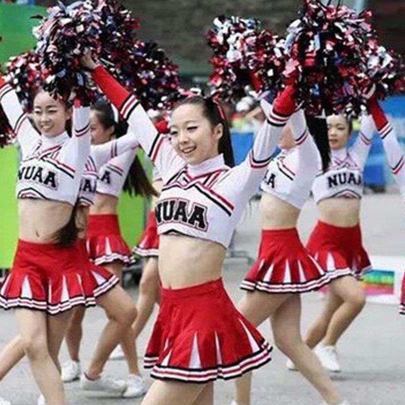 The new 2016 children's cheerleaders wear a competitive bodybuilding fuck out of a fus bodybuilding dance dress.