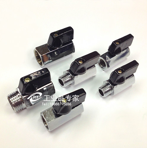 Copper inner wire mini ball valve Inside and outside mini angle valve Miniature ball valve Copper ball valve 1 8 1 4 3 8 1 2