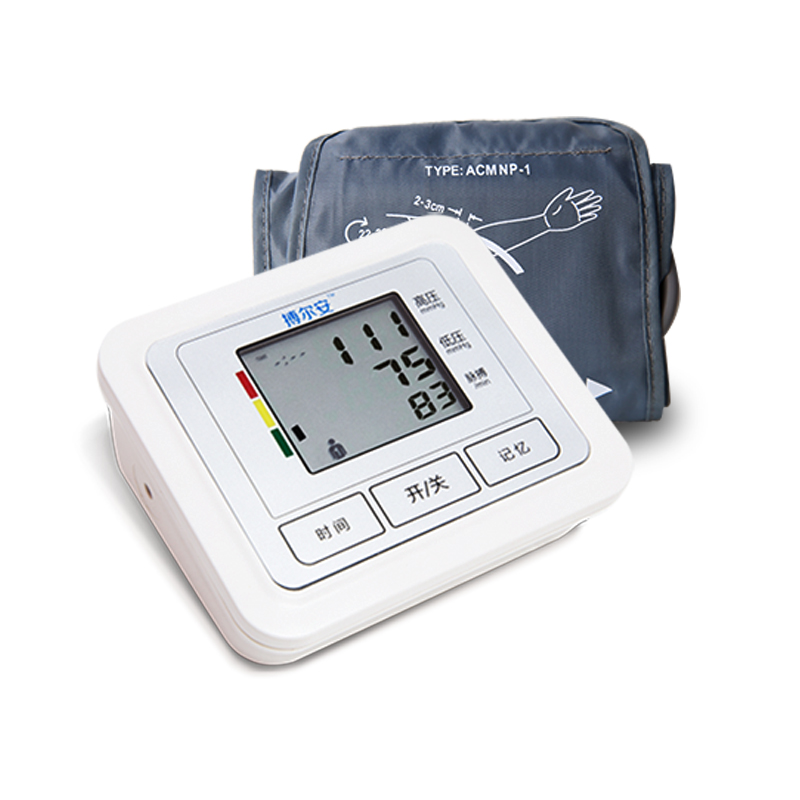 搏尔安boeran 上臂式家用语音电子血压计BP360A 智能血压测量仪器