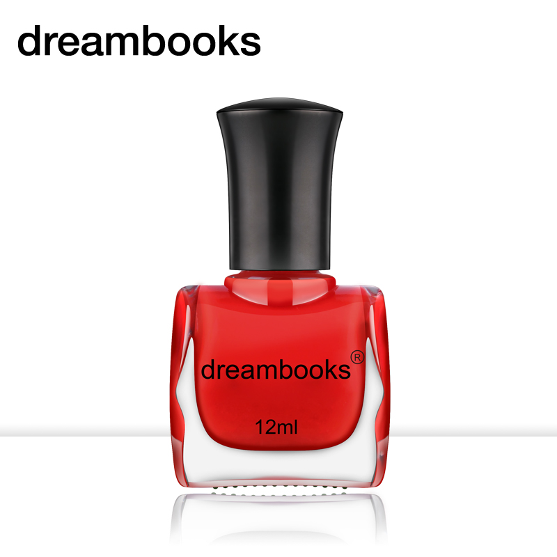 Dreambooks健康无毒水性指甲油暗红色 环保无味 可剥可撕美甲12ML